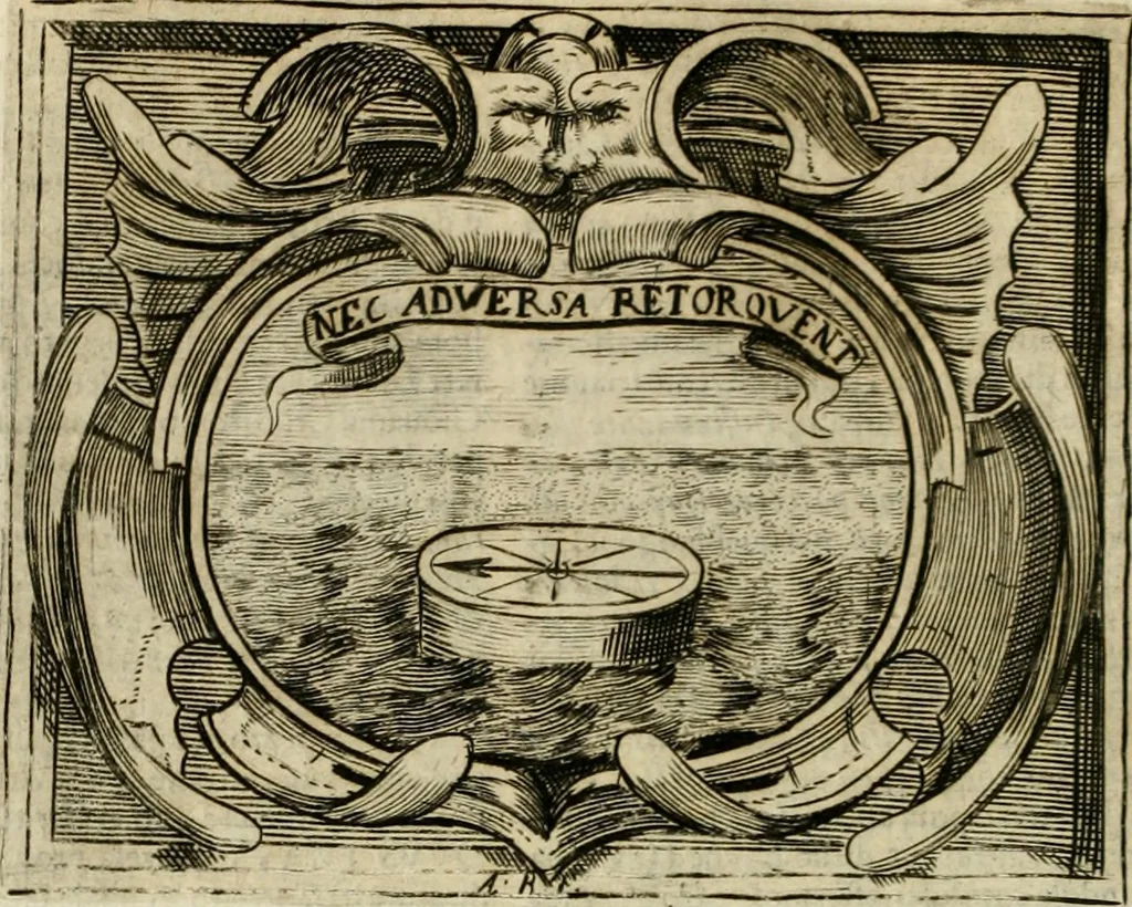 An illustration from Mondo simbolico : o sia vniversita d'imprese scelte, spiegate, ed' illvstrate con sentenze, ed eruditioni sacre, e profane, 1653, leaf 393