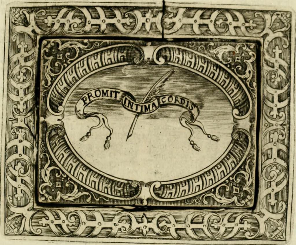 An illustration from Mondo simbolico : o sia vniversita d'imprese scelte, spiegate, ed' illvstrate con sentenze, ed eruditioni sacre, e profane, 1653, leaf 498