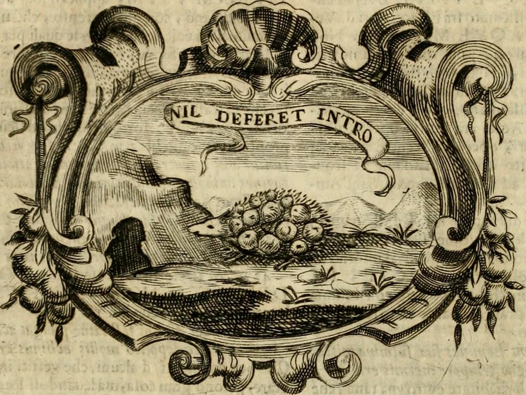 An illustration from Mondo simbolico, o sia, Vniuersita' d'imprese scelte, spiegate, ed' illustrate con sentenze ed eruditioni sacre e profane, 1653, leaf 235