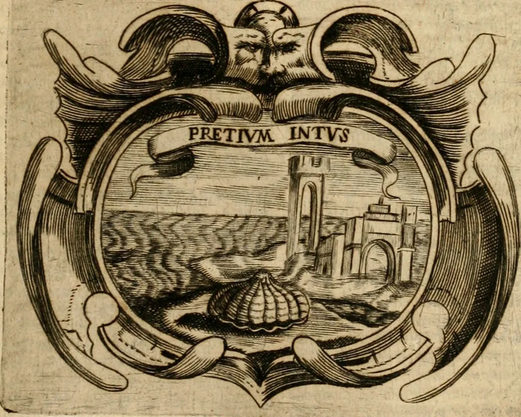 An illustration from Mondo simbolico, o sia, Vniuersita' d'imprese scelte, spiegate, ed' illustrate con sentenze ed eruditioni sacre e profane, 1653, leaf 252