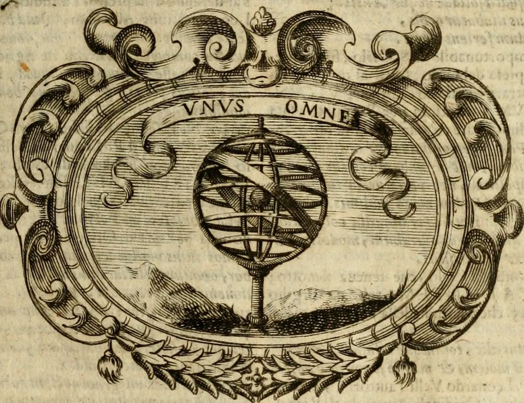 An illustration from Mondo simbolico, o sia, Vniuersita' d'imprese scelte, spiegate, ed' illustrate con sentenze ed eruditioni sacre e profane, 1653, leaf 38