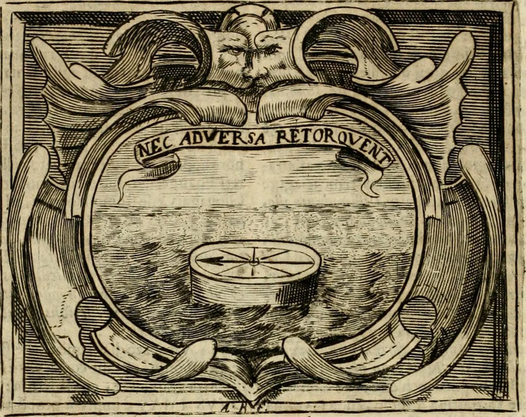 An illustration from Mondo simbolico, o sia, Vniuersita' d'imprese scelte, spiegate, ed' illustrate con sentenze ed eruditioni sacre e profane, 1653, leaf 395