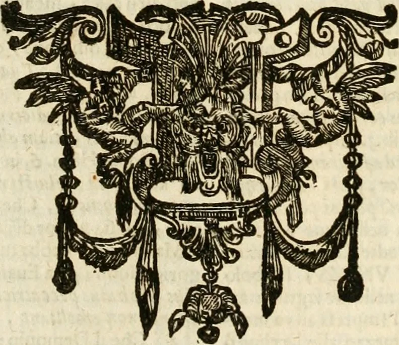 An illustration from Mondo simbolico, o sia, Vniuersita' d'imprese scelte, spiegate, ed' illustrate con sentenze ed eruditioni sacre e profane, 1653, leaf 448