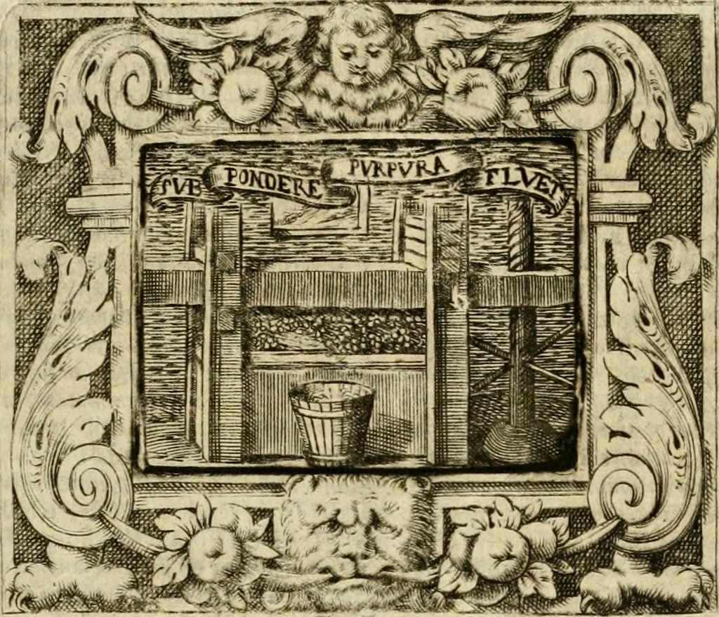 An illustration from Mondo simbolico, o sia, Vniuersita' d'imprese scelte, spiegate, ed' illustrate con sentenze ed eruditioni sacre e profane, 1653, leaf 482