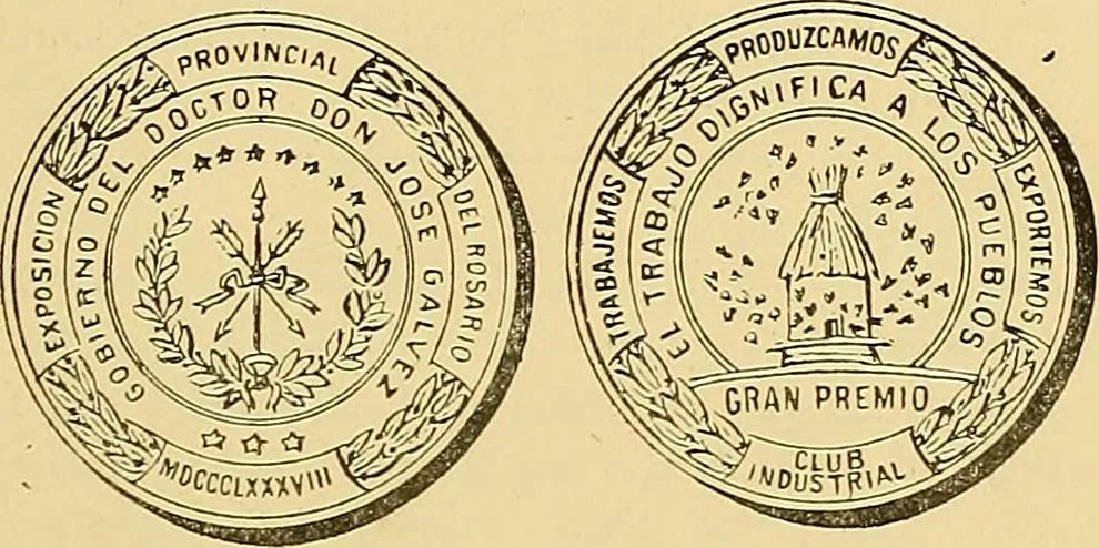 An illustration from Monetario americano (ilustrado) clasificado, 1892, leaf 124