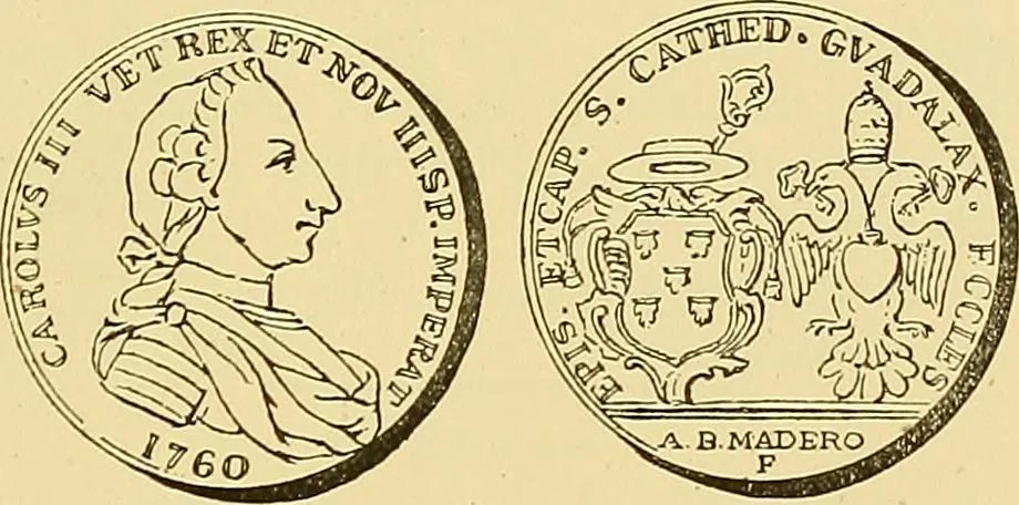 An illustration from Monetario americano (ilustrado) clasificado, 1892, leaf 14