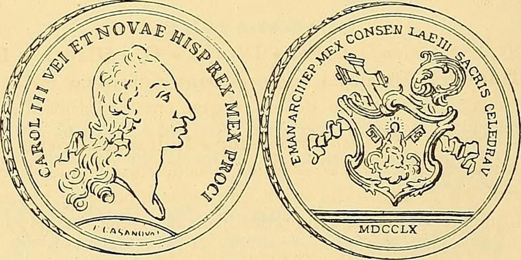 An illustration from Monetario americano (ilustrado) clasificado, 1892, leaf 15