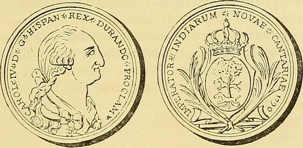 An illustration from Monetario americano (ilustrado) clasificado, 1892, leaf 16