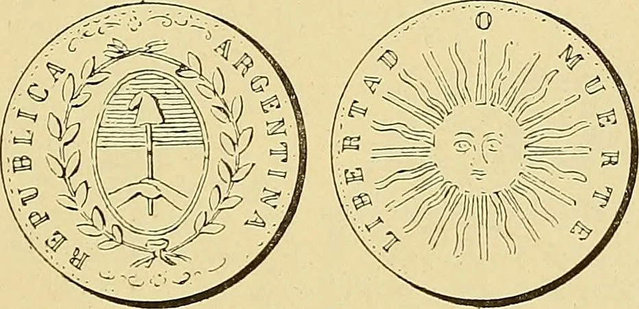 An illustration from Monetario americano (ilustrado) clasificado, 1892, leaf 180