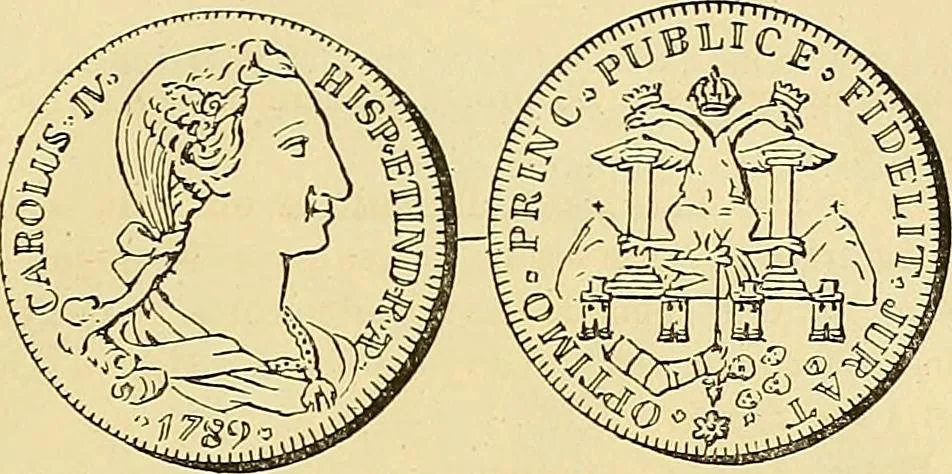 An illustration from Monetario americano (ilustrado) clasificado, 1892, leaf 20