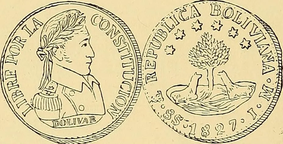 An illustration from Monetario americano (ilustrado) clasificado, 1892, leaf 207