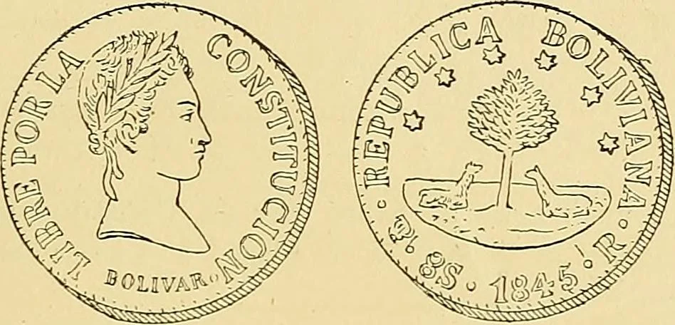 An illustration from Monetario americano (ilustrado) clasificado, 1892, leaf 210