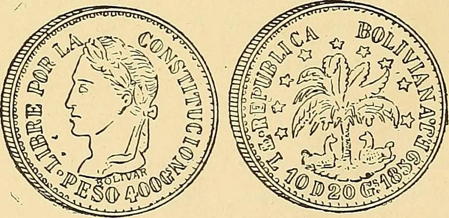 An illustration from Monetario americano (ilustrado) clasificado, 1892, leaf 211