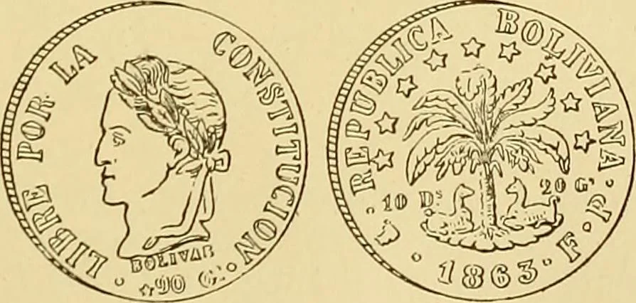 An illustration from Monetario americano (ilustrado) clasificado, 1892, leaf 212