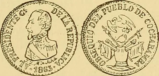 An illustration from Monetario americano (ilustrado) clasificado, 1892, leaf 226