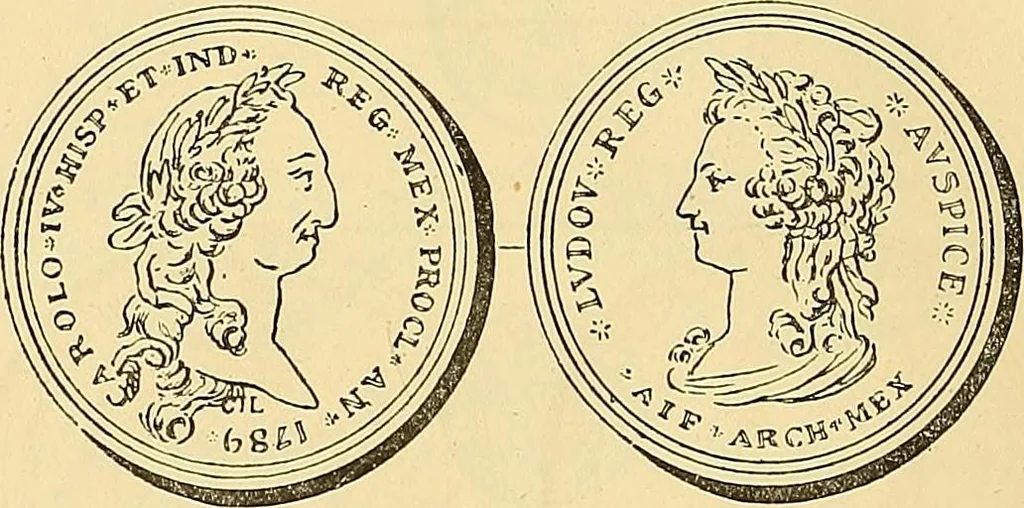 An illustration from Monetario americano (ilustrado) clasificado, 1892, leaf 23