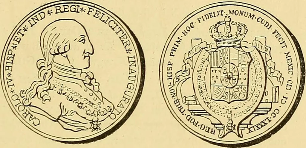 An illustration from Monetario americano (ilustrado) clasificado, 1892, leaf 24