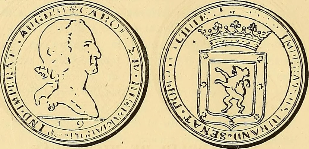 An illustration from Monetario americano (ilustrado) clasificado, 1892, leaf 29