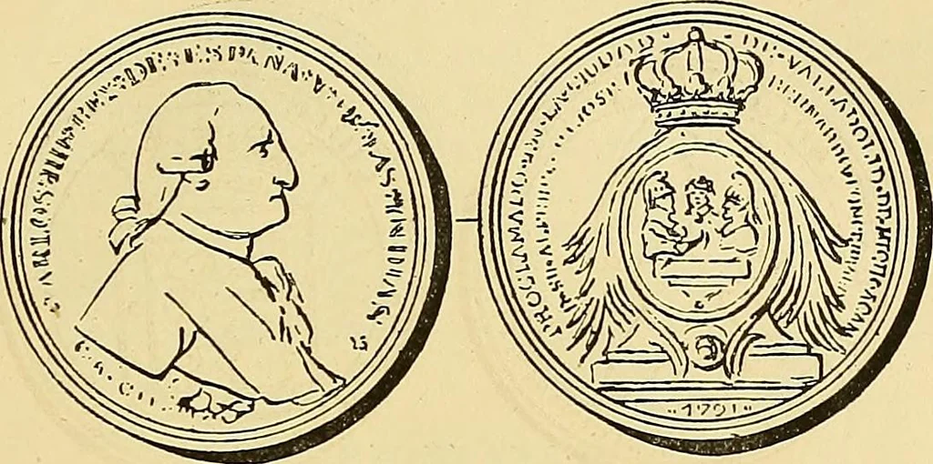 An illustration from Monetario americano (ilustrado) clasificado, 1892, leaf 30