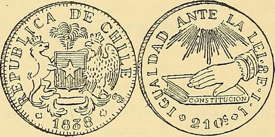 An illustration from Monetario americano (ilustrado) clasificado, 1892, leaf 329