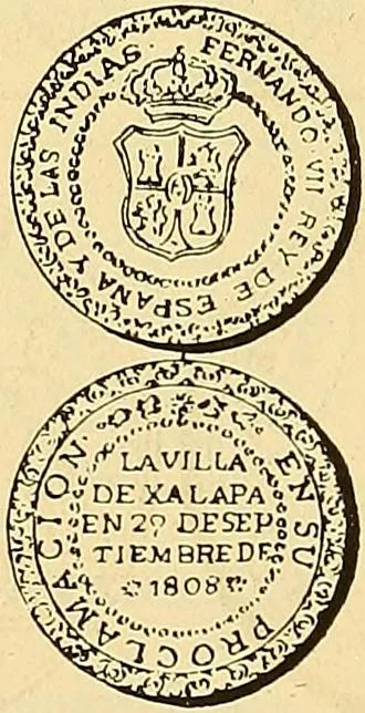 An illustration from Monetario americano (ilustrado) clasificado, 1892, leaf 33