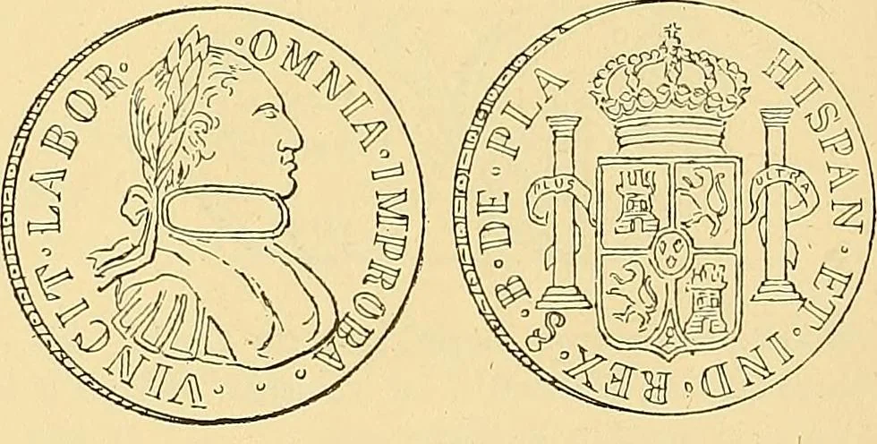 An illustration from Monetario americano (ilustrado) clasificado, 1892, leaf 335