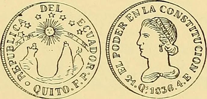 An illustration from Monetario americano (ilustrado) clasificado, 1892, leaf 354