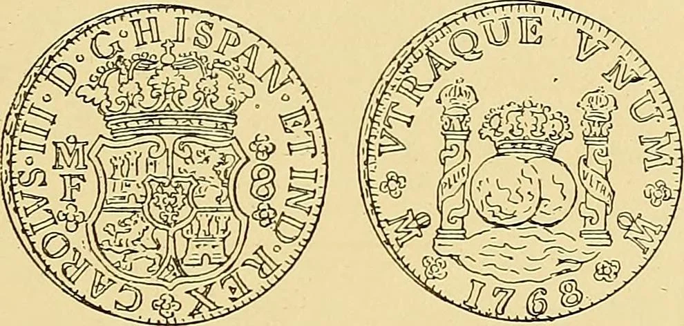 An illustration from Monetario americano (ilustrado) clasificado, 1892, leaf 374