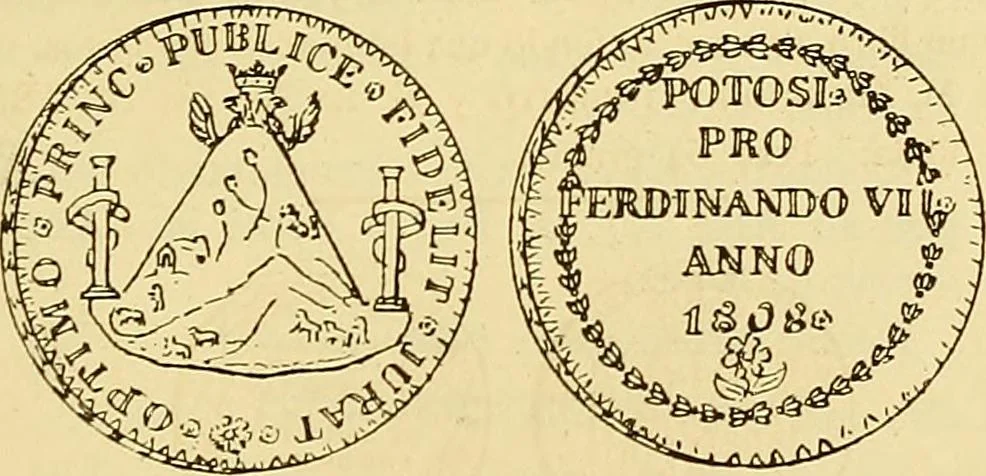 An illustration from Monetario americano (ilustrado) clasificado, 1892, leaf 38