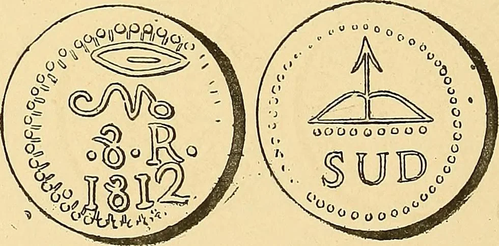 An illustration from Monetario americano (ilustrado) clasificado, 1892, leaf 381