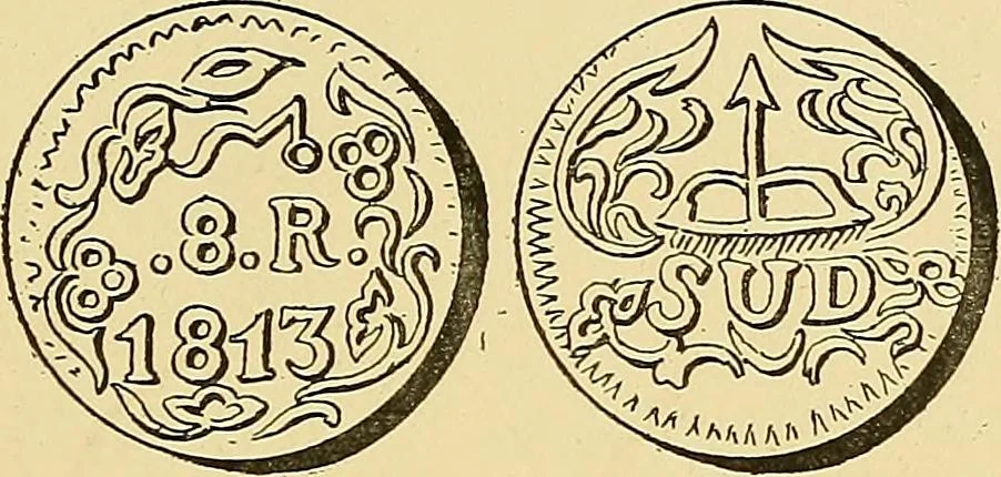 An illustration from Monetario americano (ilustrado) clasificado, 1892, leaf 382
