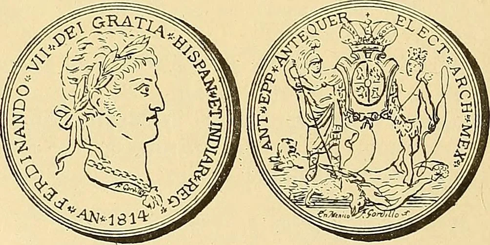 An illustration from Monetario americano (ilustrado) clasificado, 1892, leaf 405