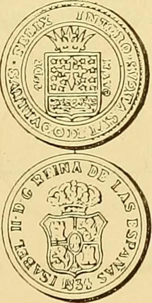An illustration from Monetario americano (ilustrado) clasificado, 1892, leaf 44