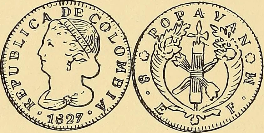 An illustration from Monetario americano (ilustrado) clasificado, 1892, leaf 523