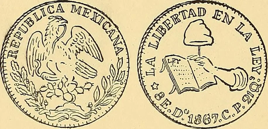 An illustration from Monetario americano (ilustrado) clasificado, 1892, leaf 525