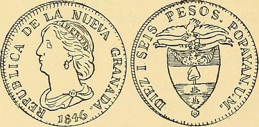 An illustration from Monetario americano (ilustrado) clasificado, 1892, leaf 525