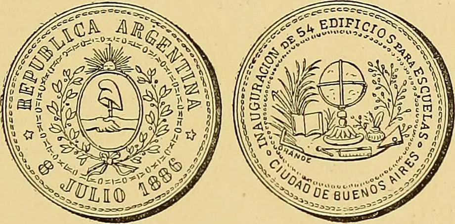 An illustration from Monetario americano (ilustrado) clasificado, 1892, leaf 538