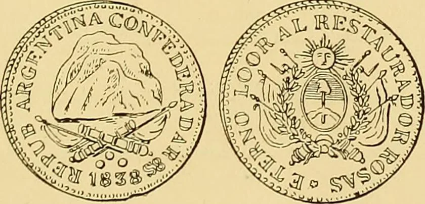 An illustration from Monetario americano (ilustrado) clasificado, 1892, leaf 56