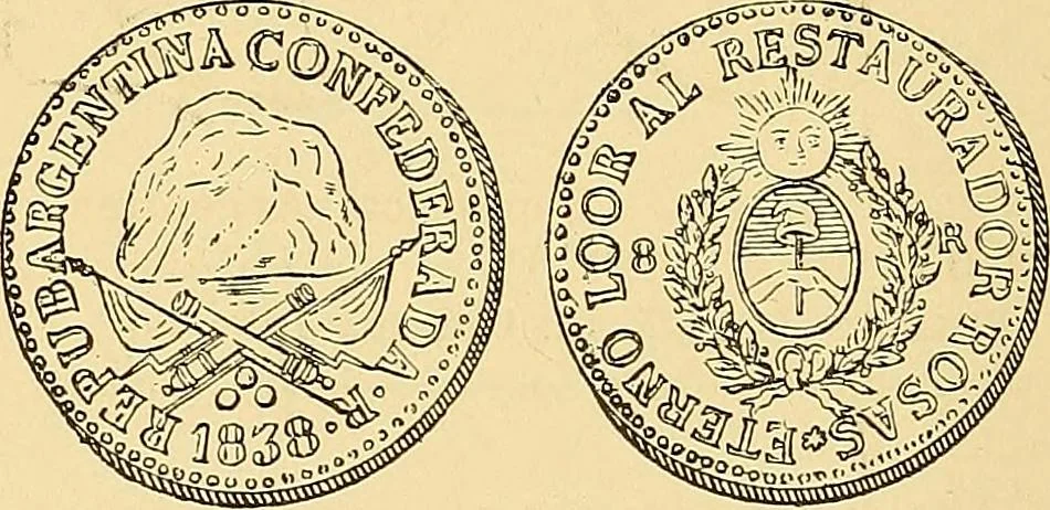 An illustration from Monetario americano (ilustrado) clasificado, 1892, leaf 57