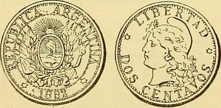 An illustration from Monetario americano (ilustrado) clasificado, 1892, leaf 72