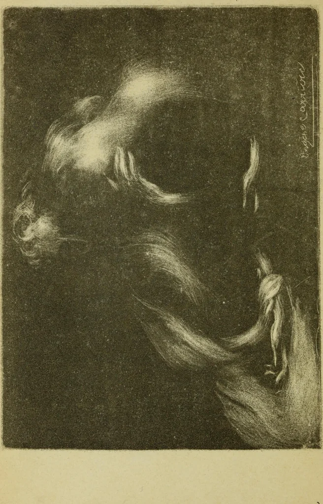 An illustration from Monstres, 1896, leaf 9