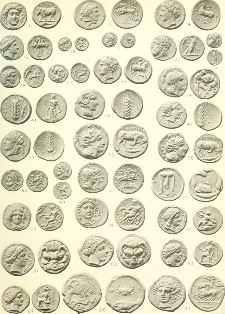 An illustration from The Montagu collection of coins which will be sold by auction by Sotheby, Wilkinson & Hodge, at their house, 1896 : catalogue, 1896, leaf 224