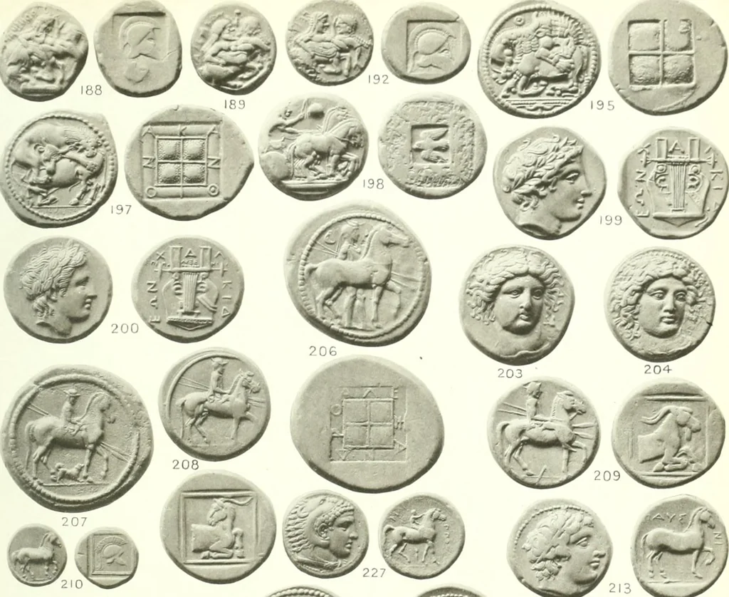 An illustration from The Montagu collection of coins which will be sold by auction by Sotheby, Wilkinson & Hodge, at their house, 1896 : catalogue, 1896, leaf 230