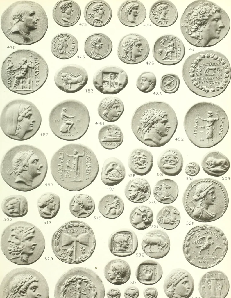 An illustration from The Montagu collection of coins which will be sold by auction by Sotheby, Wilkinson & Hodge, at their house, 1896 : catalogue, 1896, leaf 236