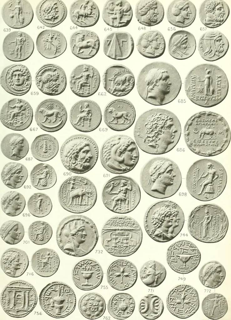 An illustration from The Montagu collection of coins which will be sold by auction by Sotheby, Wilkinson & Hodge, at their house, 1896 : catalogue, 1896, leaf 240