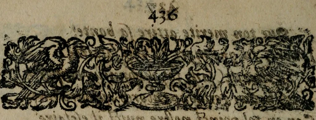 An illustration from Monumenta emblematorum Christianorum virtutum : tum politicarum, tum oeconomicarum chorum centuria una adumbrantia. ..., 1619, leaf 443