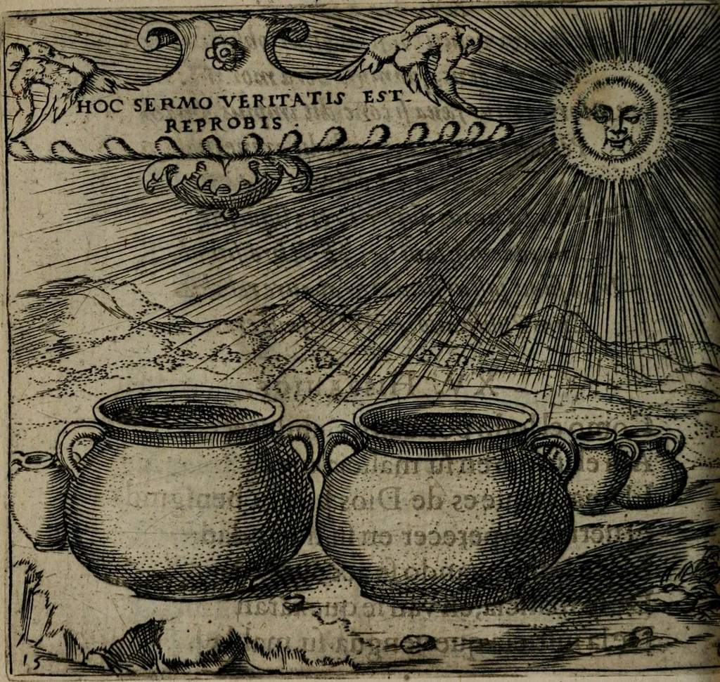 An illustration from Monumenta emblematorum Christianorum virtutum : tum politicarum, tum oeconomicarum chorum centuria una adumbrantia. ..., 1619, leaf 97
