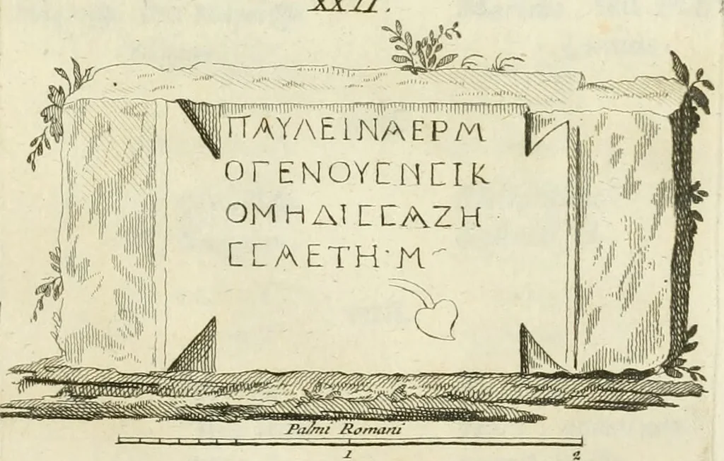 An illustration from Monumenta Graeca ex museo equitis ac senatoris Iacobi NaniI veneti, 1785, leaf 280