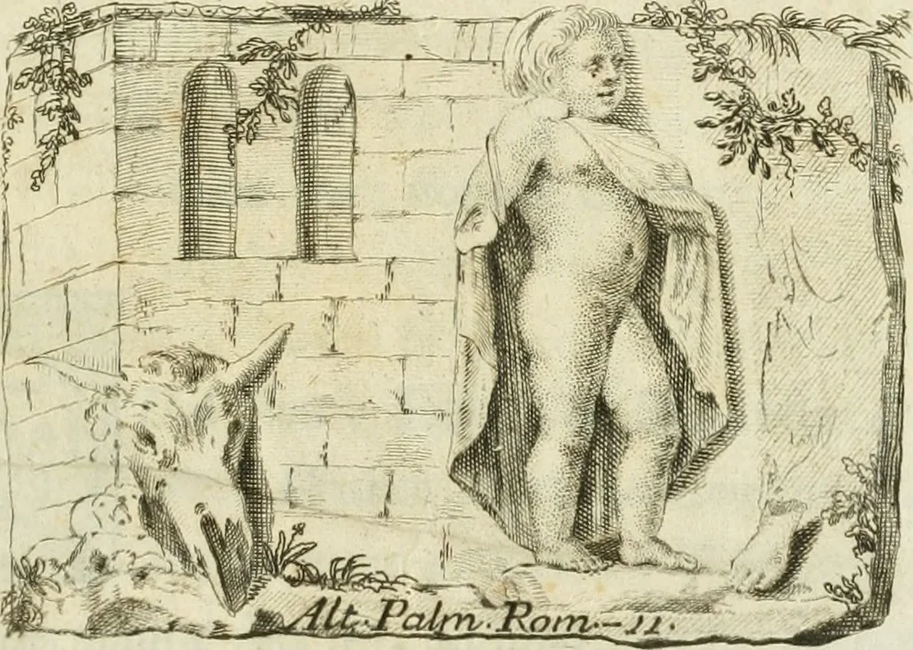 An illustration from Monumenta Graeca ex museo equitis ac senatoris Iacobi NaniI veneti, 1785, leaf 4