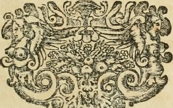 An illustration from Monumenta Paderbornensia : ex historia Romana, Francica, Saxonica eruta, et novis inscriptionibus, figuris, tabulis geographicis & notis illustrata. Accedunt Caroli M. Capitulatio de partibus Saxoniae, ex antiquissimo MS. Palatino Bibliothecae Vaticanae, & Panegyricus Paderbornensis, 1672, leaf 254